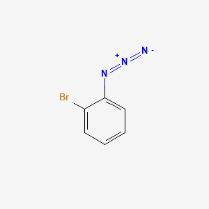 molecular formula C6H4BrN3 B1268332 1-叠氮-2-溴苯 CAS No. 3302-39-4
