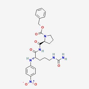 1-(Benzyloxycarbonyl)-L-prolyl-N5-carbamoyl-N-(4-nitrophenyl)-L-ornithinamide