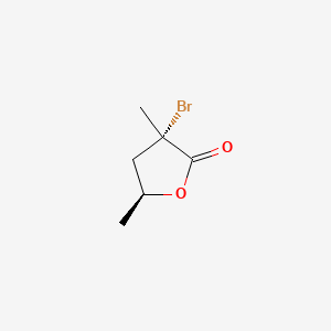 trans-3-Bromodihydro-3,5-dimethylfuran-2(3H)-one