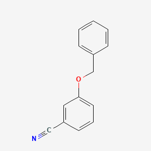 molecular formula C14H11NO B1268339 3-(Benzyloxy)benzonitrile CAS No. 61147-43-1