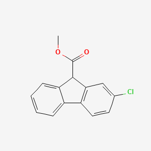 molecular formula C15H11ClO2 B12683401 Chlorfluren-methyl CAS No. 22909-50-8