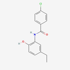 4-Chloro-N-(5-ethyl-2-hydroxyphenyl)benzamide