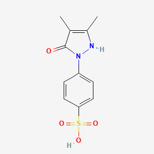 p-(2,5-Dihydro-3,4-dimethyl-5-oxo-1H-pyrazol-1-yl)benzenesulphonicacid