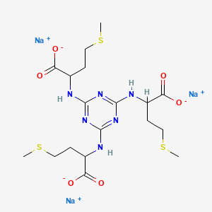 Trisodium N,N',N''-1,3,5-triazine-2,4,6-triyl(tris-DL-methionate)