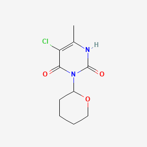 5-Chloro-6-methyl-3-(tetrahydro-2H-pyran-2-yl)uracil