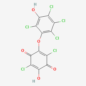 p-Benzoquinone, 2,5-dichloro-3-hydroxy-6-(2,3,4,6-tetrachloro-5-hydroxyphenoxy)-