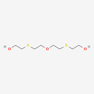 molecular formula C8H18O3S2 B1268351 2-[(2-{2-[(2-羟乙基)硫烷基]乙氧基}乙基)硫烷基]乙醇 CAS No. 7426-02-0
