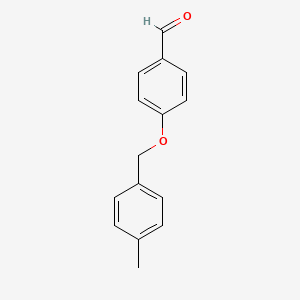 molecular formula C15H14O2 B1268358 4-[(4-甲基苄基)氧基]苯甲醛 CAS No. 66742-58-3