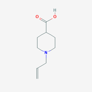 molecular formula C9H15NO2 B126836 1-Allylpiperidine-4-carboxylic acid CAS No. 153763-74-7