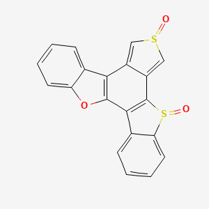 23-oxa-9λ4,13λ4-dithiahexacyclo[14.7.0.02,10.03,8.011,15.017,22]tricosa-1(16),2(10),3,5,7,11,14,17,19,21-decaene 9,13-dioxide