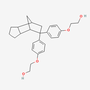 Ethanol, 2,2'-((octahydro-4,7-methano-5H-inden-5-ylidene)bis(4,1-phenyleneoxy))bis-