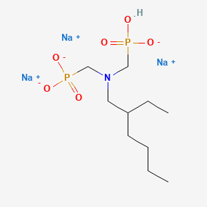 Trisodium hydrogen (((2-ethylhexyl)imino)bis(methylene))bisphosphonate