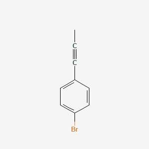 molecular formula C9H7B B1268388 1-溴-4-(1-丙炔基)苯 CAS No. 23773-30-0