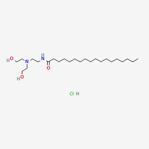 N-(2-(Bis(2-hydroxyethyl)amino)ethyl)stearamide monohydrochloride