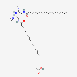 N,N'-(Iminobis(ethyleneiminoethylene))bispalmitamide monoacetate