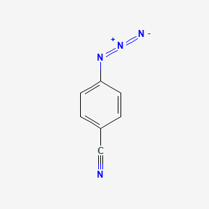 molecular formula C7H4N4 B1268391 4-叠氮基苯甲腈 CAS No. 18523-41-6