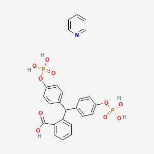 molecular formula C25H23NO10P2 B12683933 Einecs 305-816-3 CAS No. 95046-29-0