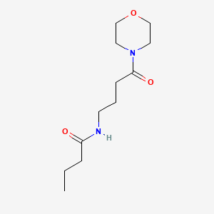 Butanamide, N-(4-(4-morpholinyl)-4-oxobutyl)-