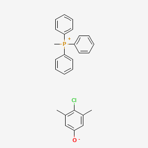 4-chloro-3,5-dimethylphenolate;methyl(triphenyl)phosphanium