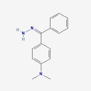 (E)-(4-(Dimethylamino)phenyl)(phenyl)methanone hydrazone