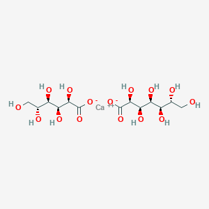 calcium;(2S,3R,4S,5R,6R)-2,3,4,5,6,7-hexahydroxyheptanoate;(2R,3S,4R,5R)-2,3,4,5,6-pentahydroxyhexanoate