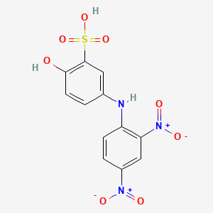 5-((2,4-Dinitrophenyl)amino)-2-hydroxybenzenesulphonic acid