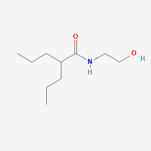 Valeramide, N-(2-hydroxyethyl)-2-propyl-