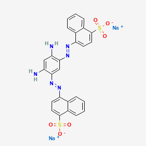 Disodium 4,4'-((4,6-diamino-1,3-phenylene)bis(azo))bisnaphthalene-1-sulphonate