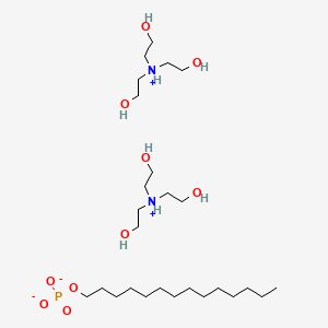 Bis(tris(2-hydroxyethyl)ammonium) tetradecyl phosphate