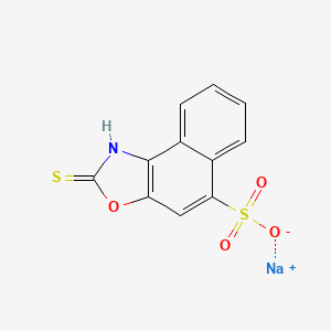 Sodium 1,2-dihydro-2-thioxonaphth(1,2-d)oxazole-5-sulphonate