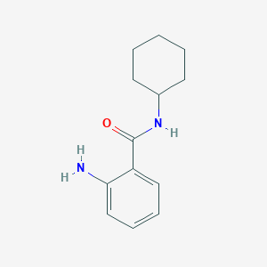 molecular formula C13H18N2O B1268408 2-氨基-N-环己基苯甲酰胺 CAS No. 56814-11-0