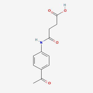 B1268409 4-(4-Acetylanilino)-4-oxobutanoic acid CAS No. 62134-55-8