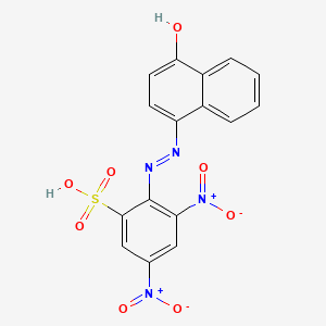 2-((4-Hydroxy-1-naphthyl)azo)-3,5-dinitrobenzenesulphonic acid