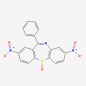 2,8-Dinitro-11-phenyldibenzo[B,F][1,4]thiazepine 5-oxide