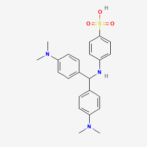 p-((Bis(4-(dimethylamino)phenyl)methyl)amino)benzenesulphonic acid