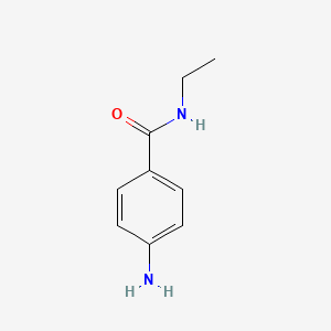 molecular formula C9H12N2O B1268411 4-氨基-N-乙基苯甲酰胺 CAS No. 89399-17-7