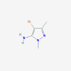 molecular formula C5H8BrN3 B1268418 4-溴-1,3-二甲基-1H-吡唑-5-胺 CAS No. 19848-99-8