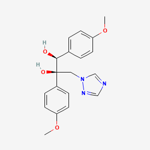 1,2-Propanediol, 1,2-bis(4-methoxyphenyl)-3-(1H-1,2,4-triazol-1-yl)-, (1S,2R)-