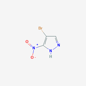 molecular formula C3H2BrN3O2 B1268424 4-溴-3-硝基-1H-吡唑 CAS No. 89717-64-6
