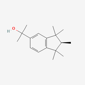 2-[(2S)-1,1,2,3,3-pentamethyl-2H-inden-5-yl]propan-2-ol