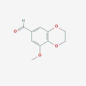 8-Methoxy-2,3-dihydro-1,4-benzodioxine-6-carbaldehyde