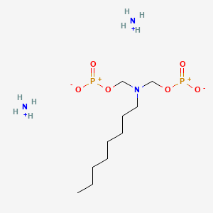 Diammonium dihydrogen ((octylimino)bis(methylene))bisphosphate