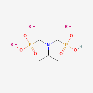 Tripotassium hydrogen (((1-methylethyl)imino)bis(methylene))bisphosphonate