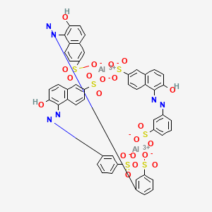 Dialuminium tris(6-hydroxy-5-((3-sulphonatophenyl)azo)naphthalene-2-sulphonate)