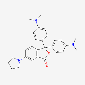 3,3-Bis(4-(dimethylamino)phenyl)-6-(1-pyrrolidinyl)phthalide