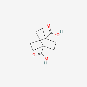molecular formula C10H14O4 B1268433 Bicyclo[2.2.2]octane-1,4-dicarboxylic acid CAS No. 711-02-4