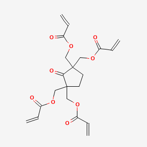 (2-Oxocyclopentane-1,3-diylidene)tetrakismethylene tetraacrylate