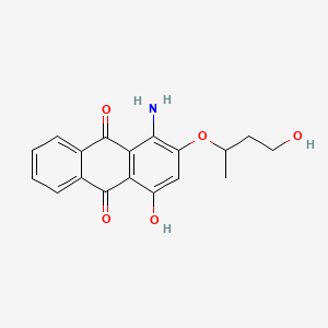 1-Amino-4-hydroxy-2-(3-hydroxy-1-methylpropoxy)anthraquinone