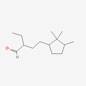 alpha-Ethyl-2,2,3-trimethylcyclopentanebutyraldehyde