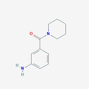 B1268442 (3-Amino-phenyl)-piperidin-1-yl-methanone CAS No. 77201-13-9